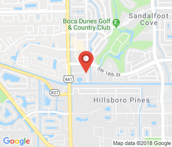 Google map image of location Sandalfoot S, Boca Raton, FL 33428, USA